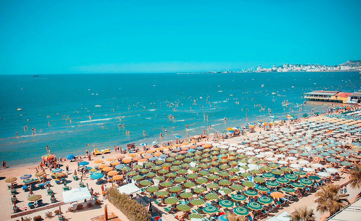 Durres beach Albania