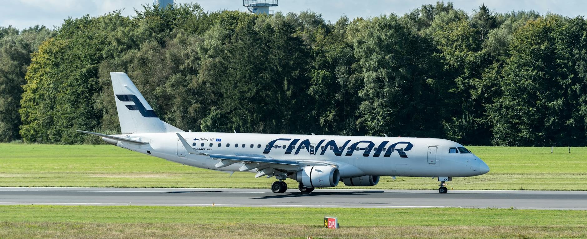 finnair aircraft on runway at hamburg airport